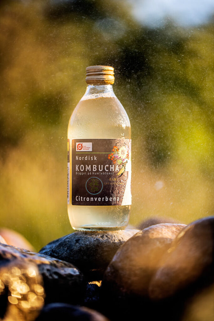 Nordisk kombucha - citronverbena